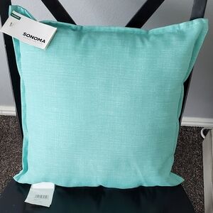New Sunbrella Brand Outdoor Pillow Aqua
